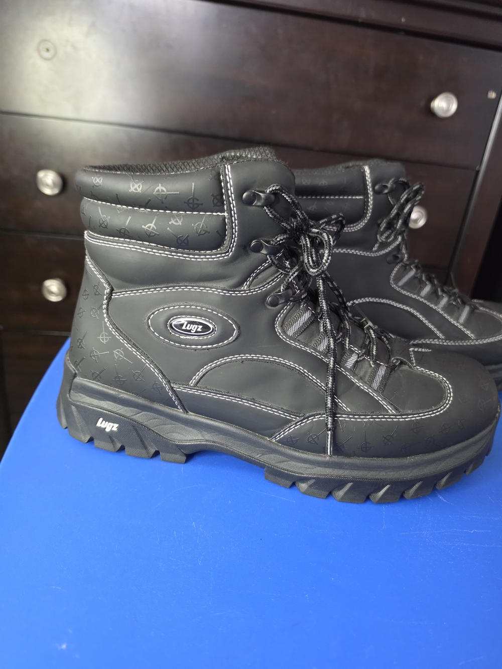 Lugz Men's Black Hiking Boots